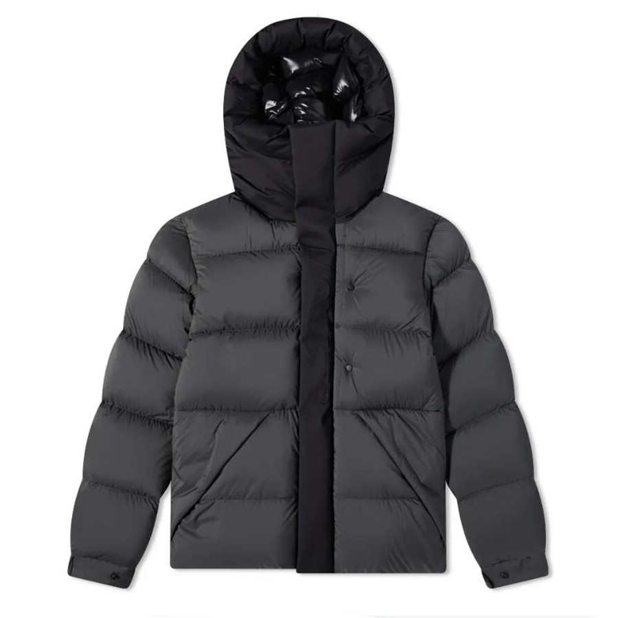 

Men Short Down Jacket Designer Padded Shell-down Puffer Coat Welt Pockets Hood