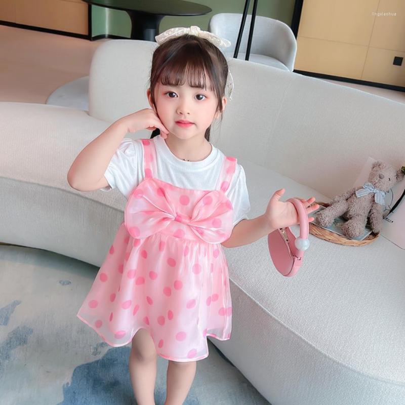 

Clothing Sets Girls Tshirt Dress Clothes For Casual Style Girl Toddler Childrens, 01j7943