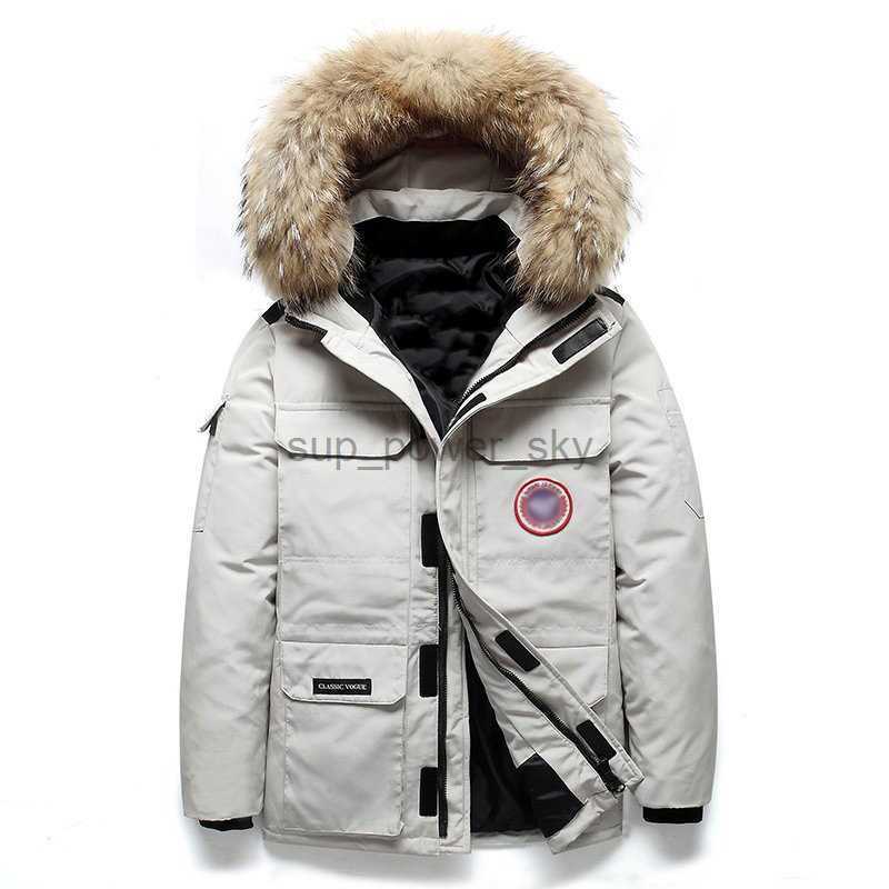 Men's Down Canada Designer Goose 2022 fashionable new down jacket men women's same work clothes outdoor cold proof thickened coats-image-808106492