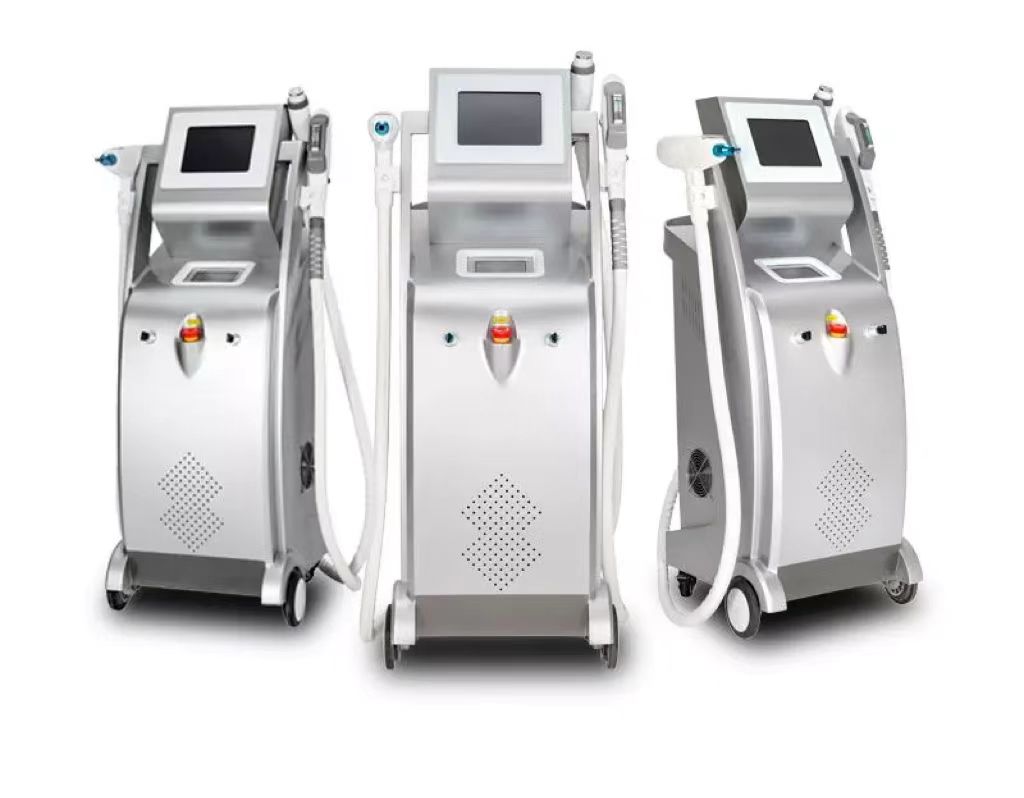 

Multifunction Ipl RF Skin Tighten Nd yag laser opt hair removal tattoo removal machine