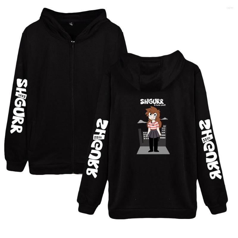 

Men's Hoodies 2022 Shgurr Merch Zipper Women/Men Fashion Prints Sweatshirt Casual Harajuku Streetwear Clothes, Black