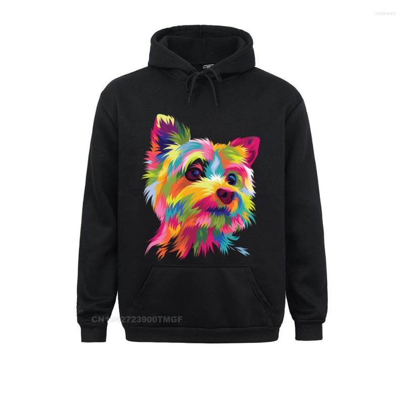 

Men' Hoodies Yorkshire Terrier Funny Yorkie Art Popart Dog Gift Pullover Hoodie Rife Women Sweatshirts Long Sleeve Clothes, Blue