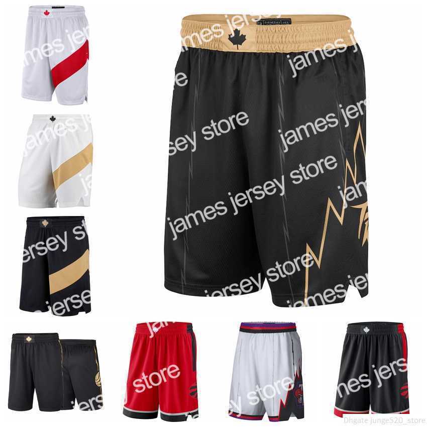 

College Basketball Wears Printed Toronto' Raptors' Men 2021/22 City Swingman Pants Edition Basketball shorts Performance Black, 13
