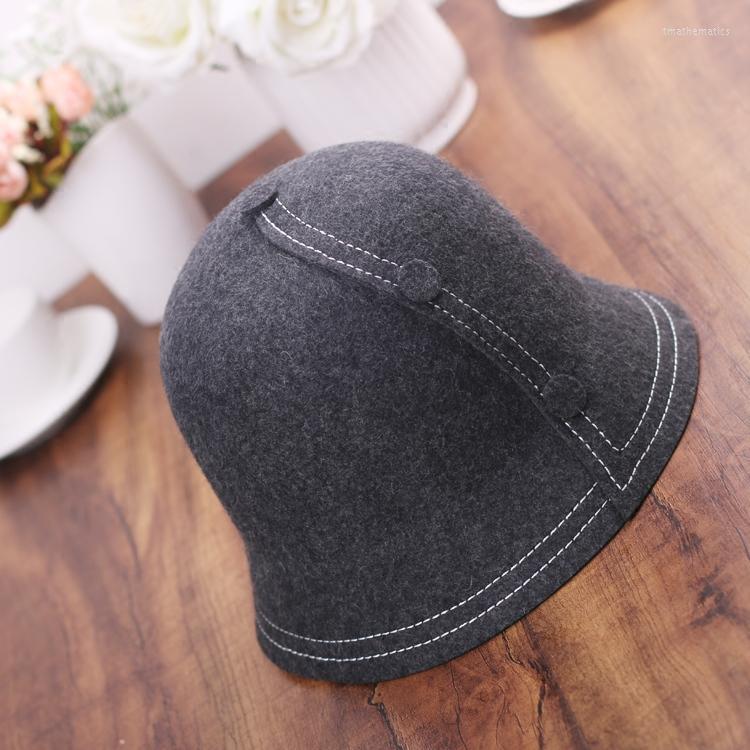 

Berets Winter Fedoras Pillbox Dome Hats Vintage Style Woolen Hat Women Fascinator Bow Veil Wedding Cap Party B-8774Berets BeretsBerets, Black