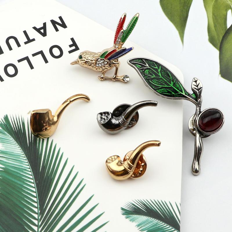 

Brooches Flying Colorful Swallow Brooch Pins Rose Flower Bird For Women Men's Pipe Broches Jewelry Gift Accessories