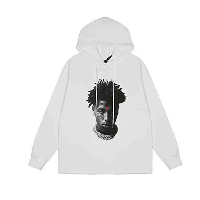 

Outdoor Jackets Hoodies Designer Palms Fashion Hoodie Europe And America Brands Chaopai 999 Double Sided V Printing Spring Autumn High Street Mens And Womens Loose, Black head