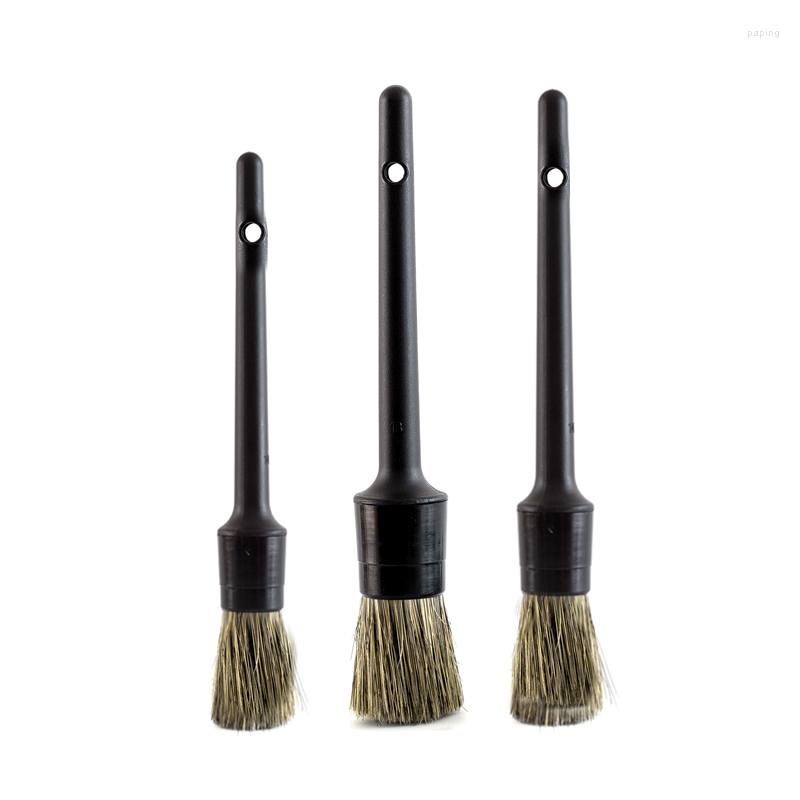 

Car Sponge Soft Natrual Boar Bristle Beauty Detailing Brush Tool Kits Tire Engine Cleaning Detail Auto Accessories