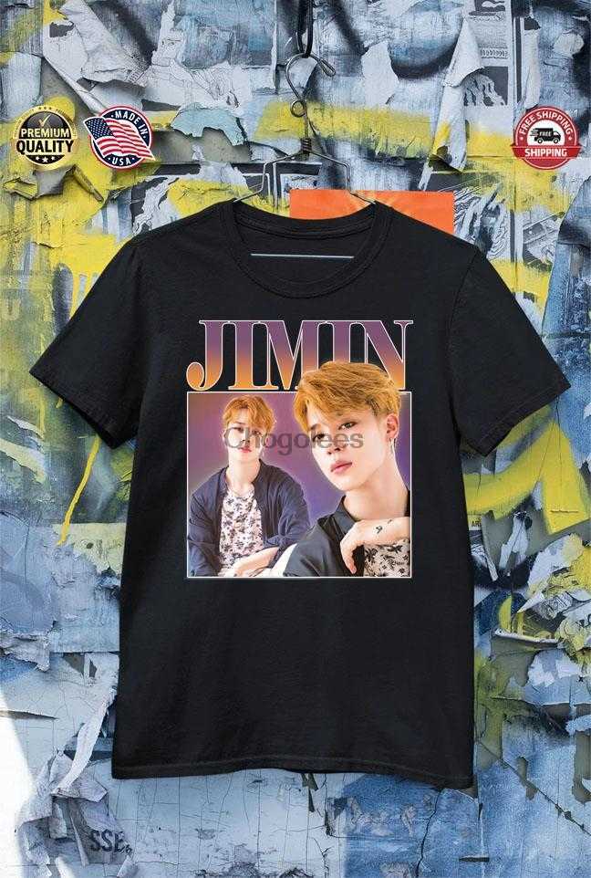 

Men' T-Shirts Jimin Premium Classic T-shirt Bootleg Rapper Shirt, Men-darkpurple