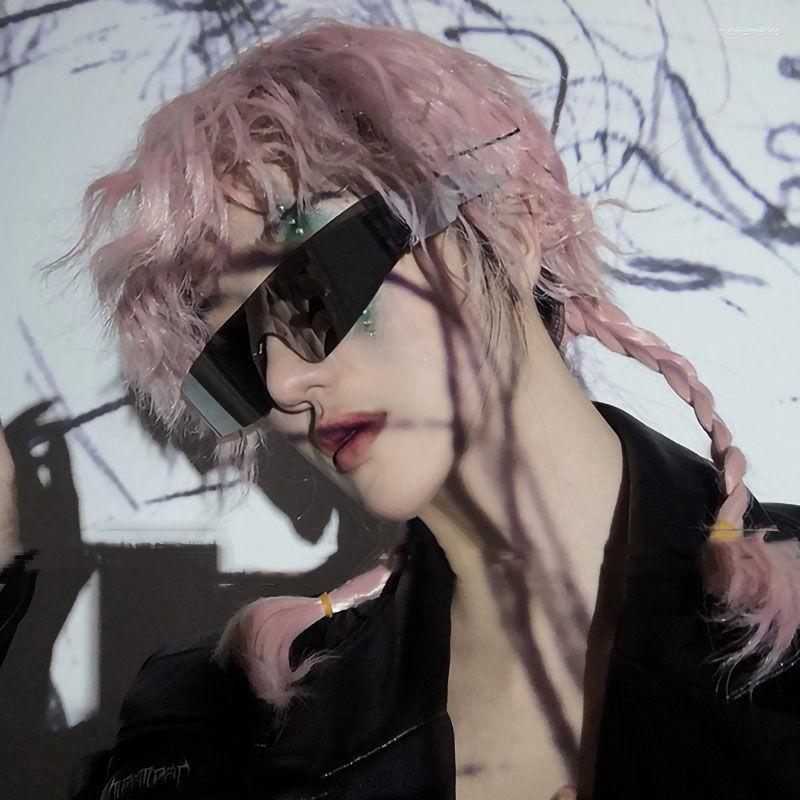 

Sunglasses Sports Rimless Women Frameless Rectangle Sun Glasses For Ladies Mirror Shades Colorful Fashion Punk Eyewear UV400Sunglasses