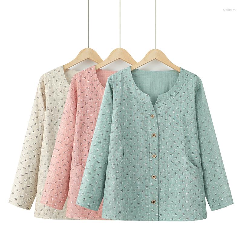 

Women's Blouses Leisure Shirts Button V Neck Cardigan Top Loose Long Sleeve Shirt Womens Casual