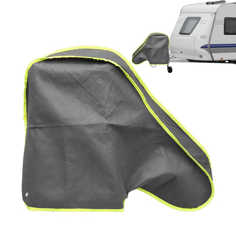 

All Terrain Wheels Caravan Hitch Cover Windproof And Anti-UV Camper For Winter Snow Tongue Jack PVC Trailer Tow Ball Coupling Lock