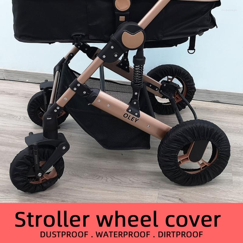 

Stroller Parts 2Pcs Baby Wheel Cover Dustproof Wheelchair Tire Protector Infant Pushchair Pram Anti-Dirty Case