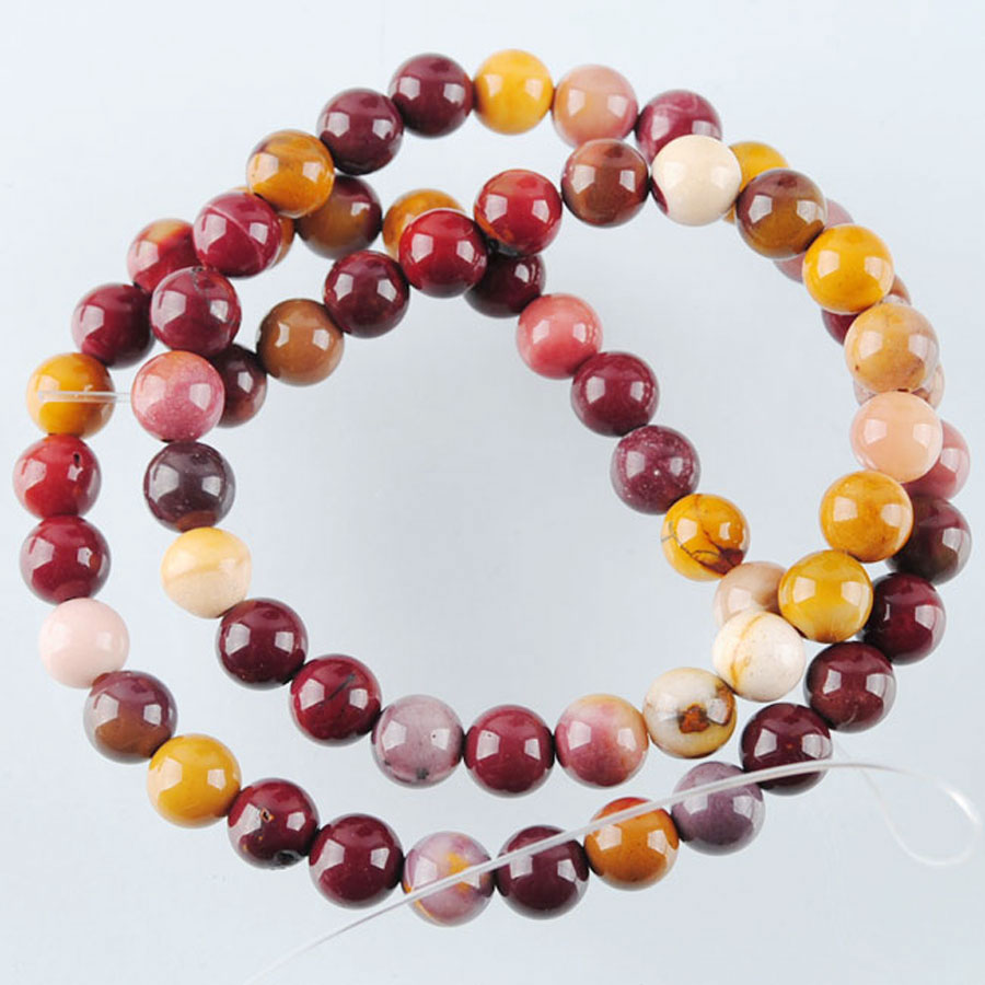 

Natural Stone Beads Mookaite Jaspers Loose Spacer Beads For Jewelry Making DIY Bracelets Necklace Accessories BY905