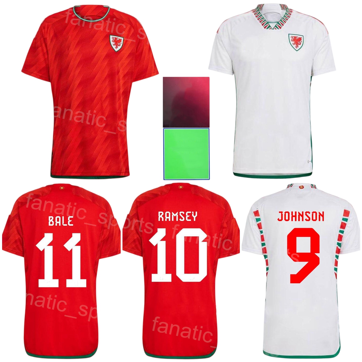 

National Team Soccer Jersey Wales 8 Harry Wilson Joe Rodon Connor Roberts Wes Burns Gareth Bale Brennan Johnson Daniel James Football Shirt Kits 2022 World Cup, Red