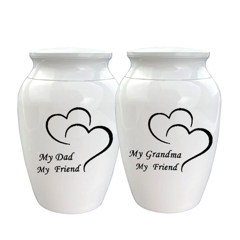 

Small Cremation Keepsake Pendant Urns for Human Ashes Mini Funeral Urn Stainless Steel Memorial Jar to Loved One - My Dad My Friend