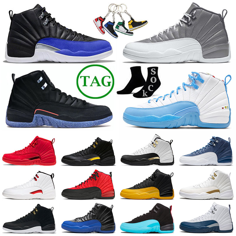

2022 Jumpman Basketball 12 Shoes Michigan J12 Playoffs Royalty Taxi Utility 12s Stealth Hyper Royal Sneakers Sports Flu Game Twist Utility Men Trainers Outdoor 36-47, A3 40-47 university gold