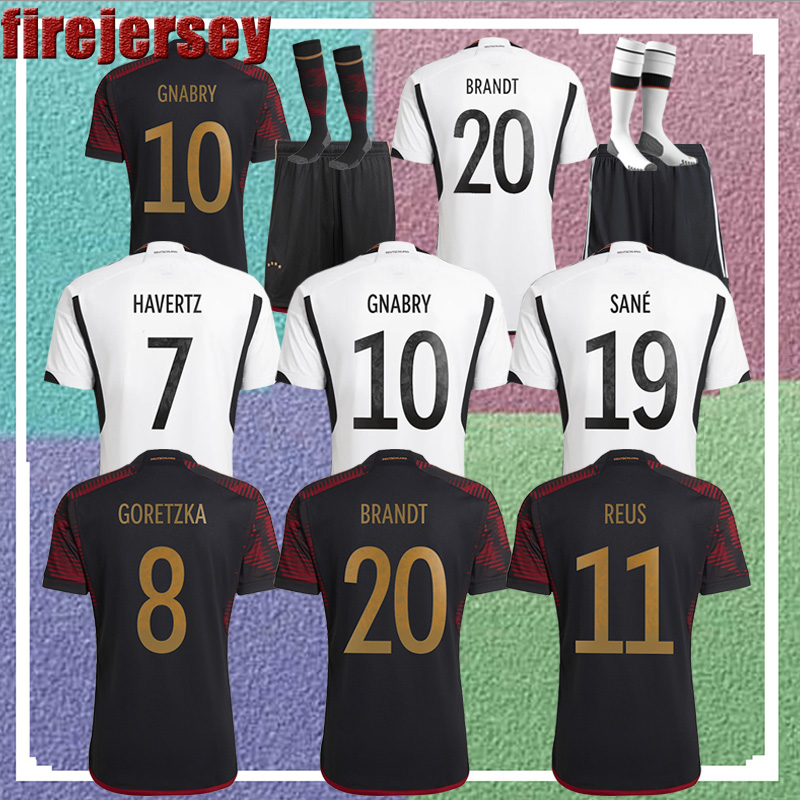 

2022 Germanys soccer jersey GNABRY WERNER Fans KROOS DRAXLER REUS HUMMELS MULLER GOTZE world Cup football shirt germanies men kids kit 22 23 81007 jersey, Home
