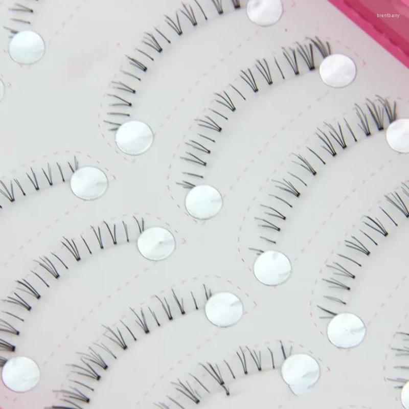 

False Eyelashes 1 Set Handmade 3D Natural Eyelash Crisscross Fake Extension Makeup Black Soft Long