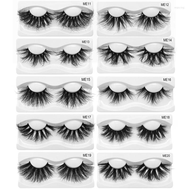

False Eyelashes 25mm Mink Wholesale Package 3d Hair Lashes 30mm 20mm