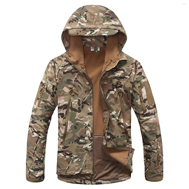 

Men' Down Camouflage Parka Men Hoody Windbreaker Clothing Tactical Jackets Nonwaterproof Coat Outdoor Hooded Male