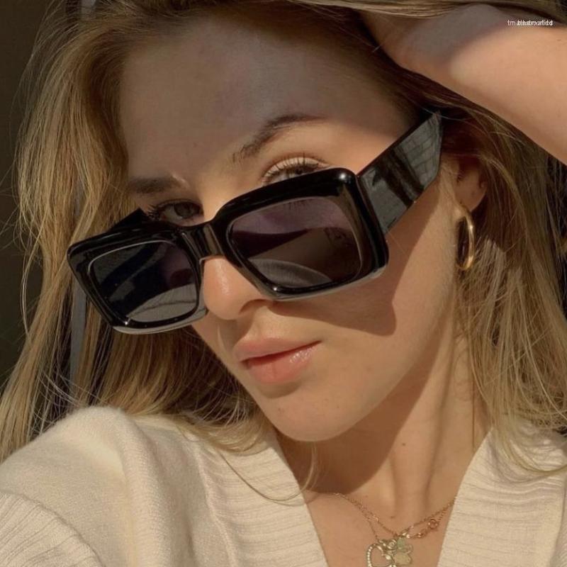 

Sunglasses Vintage Square Women Retro Brand Mirror Sun Glasses Female Black Blue Fashion Candy Color Eyewear Oculos De SolSunglasses