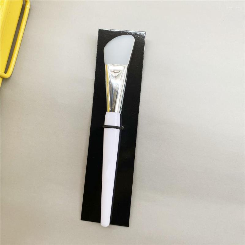 

Makeup Brushes Face Mask Applicator Spatula - White Silicone Beauty Cosmetics Packs & Masks Brush Blending Tool