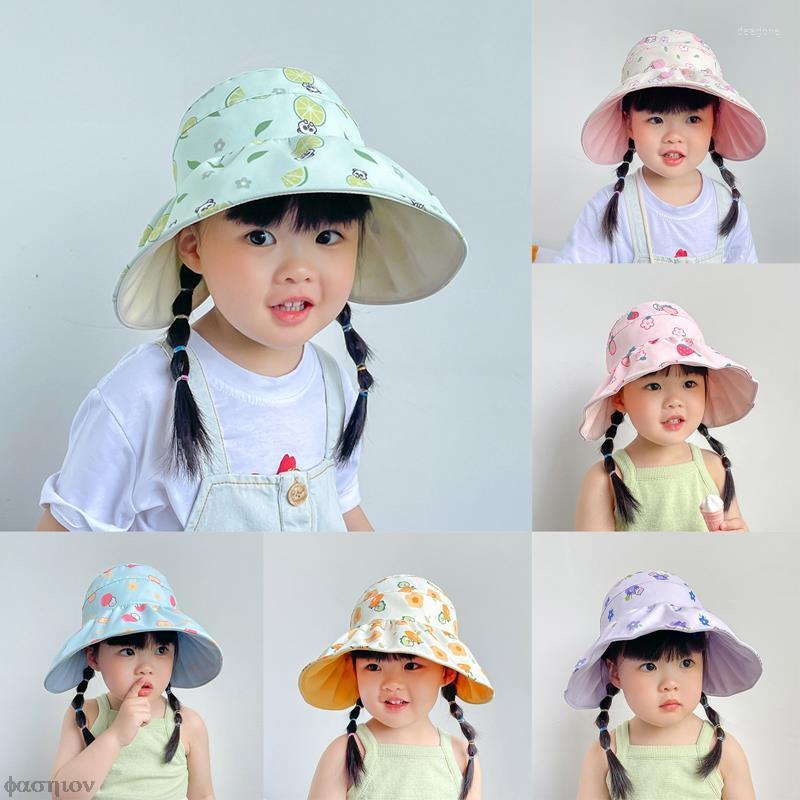 

Hats Empty Top Sun UV Protection Big Brim Beach Hat Korean Style Floppy Boy Kids Girls Summer For Children Baby, Ht11340mz3
