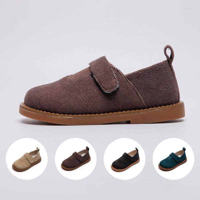 

Athletic Shoes 1-6Year Old Kids Boys Casual And Girls Unisex Non-slip Corduroy Single For Spring Autumn Khaki Brown Blue, Black