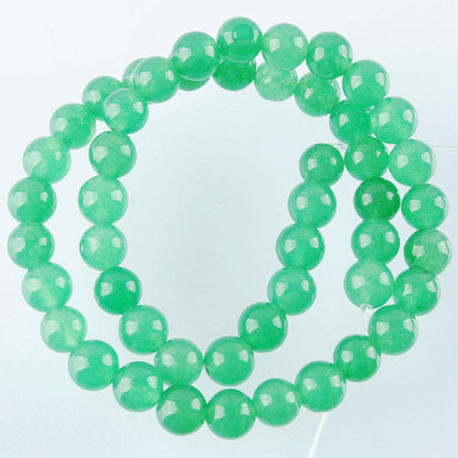 

8-12mm Green Aventurines Stone Ball Loose Spacer Beads For Jewelry Making DIY Charm Necklace Accessories BY901