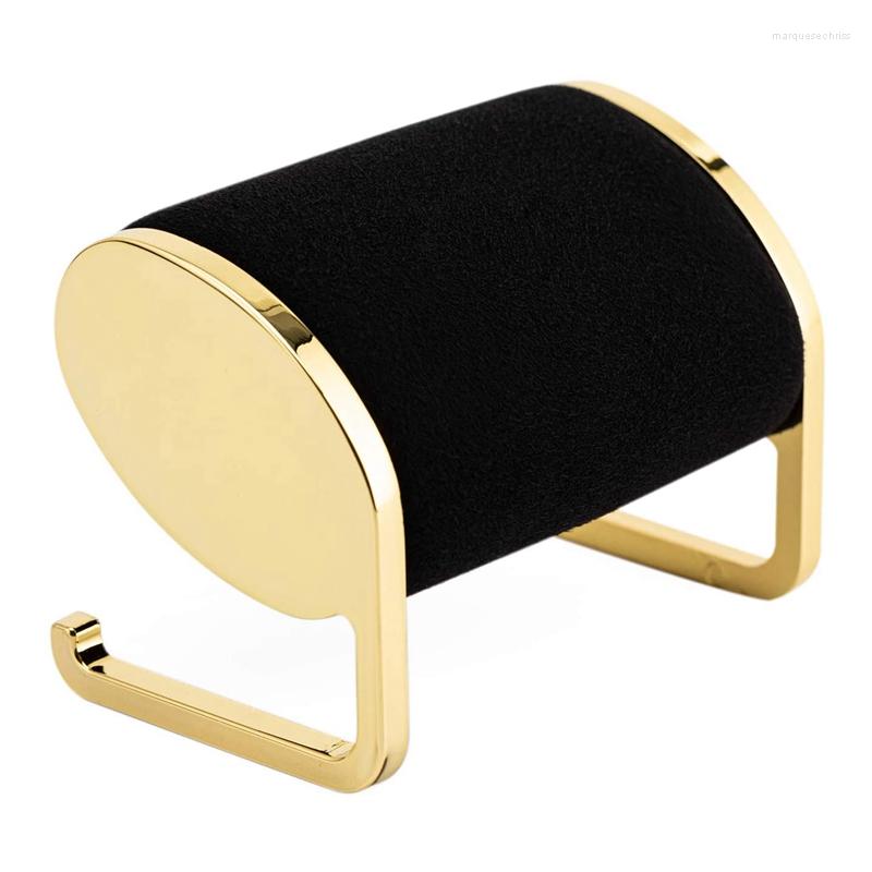 

Jewelry Pouches Watch Display Stand Stand-Flannel And Metal Stands For Men'S Women'S Watches Stand.