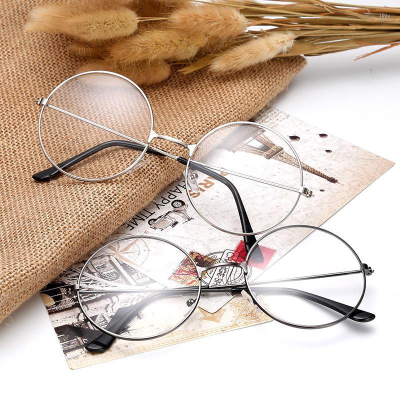 

Sunglasses Frames Fashion Blue Clear Glasses Frame For Women Men Vintage Round Eye Female Male Plastic Transparent Optical FramesFashion