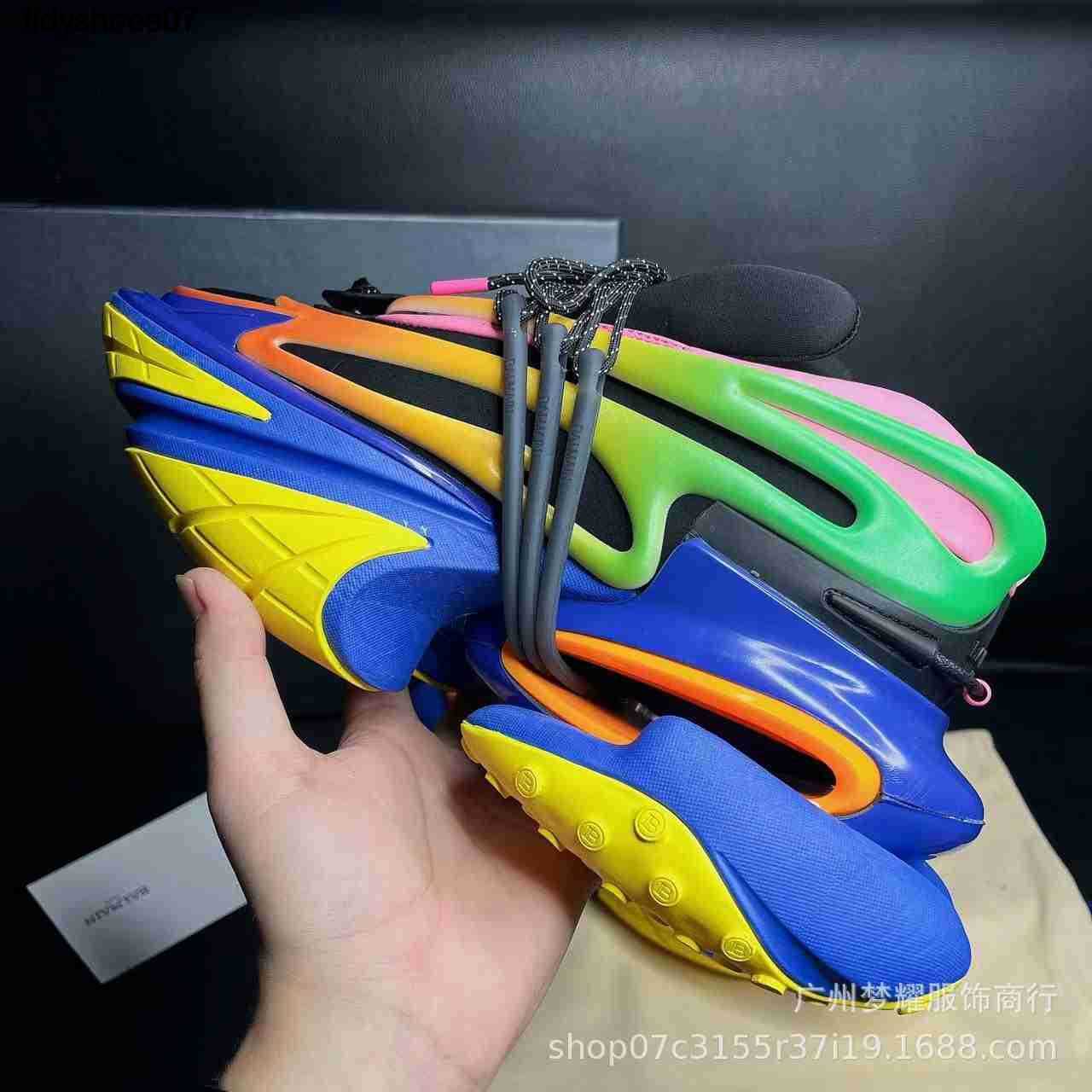 

Balmas spaceship space Bullet shoe men and women's shoes Graphite black sports casual shoes submarine yacht paris dad Extraordinary Sneaker