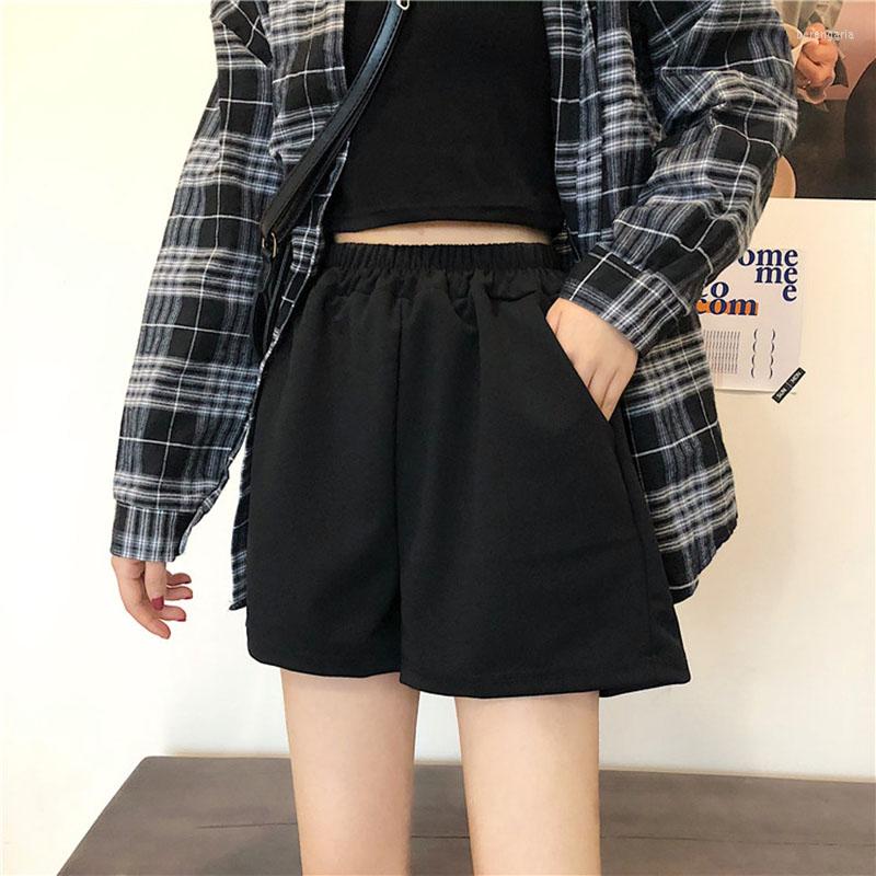 

Women's Shorts Korean Fashion 2022 Short Femme Summer Casual High Quality All-match Black Women Loose Pants