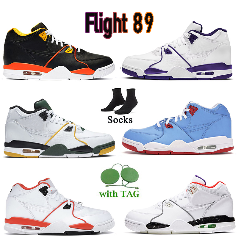 

Mens Trainers 2023 Flight 89 Sport Basketball Shoes Shoes Planet of Hoops 4s Chicago Flag 89s Raygun Black White Court Purple Men Sneakers Outdoor Sports, 40-45