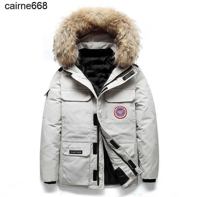 designer Men's fashionable Canada new down jacket men's Goose women's outdoor cold proof thickened coat large goose clothes-image-808129180