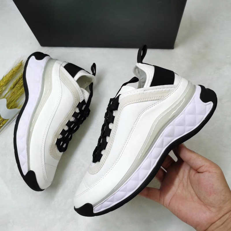 

5A Casual Shoes Women Loafers Elegant cashmere breathable Lycra turtleneck and platform raised dad shoes, Box