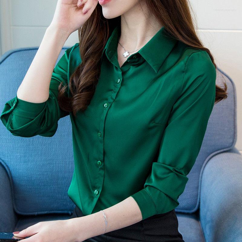 

Women's Blouses Elegant Lapel Button Loose All-match Shirt Women's Clothing 2022 Autumn Oversized Casual Tops Fashion Office Lady Blouse, Pink
