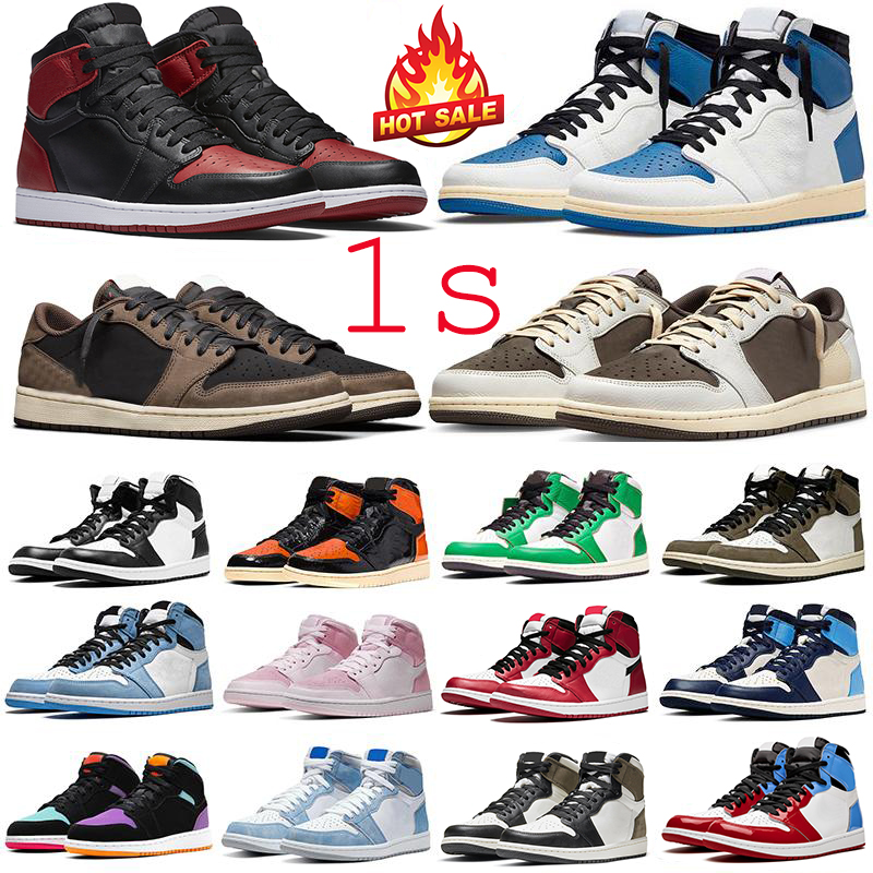 

Jumpman 1 basketball shoes 1s travis scotts lows Reverse Mocha Men Women Sneakers Bred Panda Chicago Shattered Backboard UNC Digital Pink Outdoor Sports Trainers, Item#38