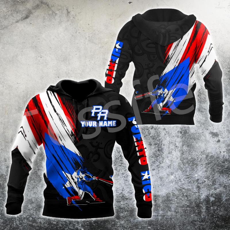 

Women's Hoodies Est Country Flag Puerto Rico Caribbean Sea Camo Tattoo Harajuku Tracksuit 3DPrint Men/Women Funny Casual B15, Sweatshirts