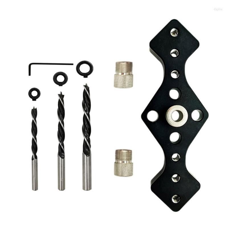 

Handheld Dowel Jig Kit Drill Guide Locator Various Types Of Wood And Planks 6/8/10mm Woodworking Drilling
