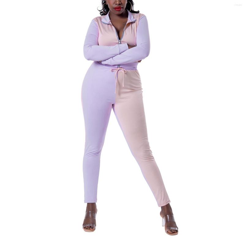 

Women' Two Piece Pants IMCUTE 2PCS Casual Sports Suit Fall Women' Lapel Long Sleeve Zipper Cardigan Jacket High Waist Stretch Lace, Orange