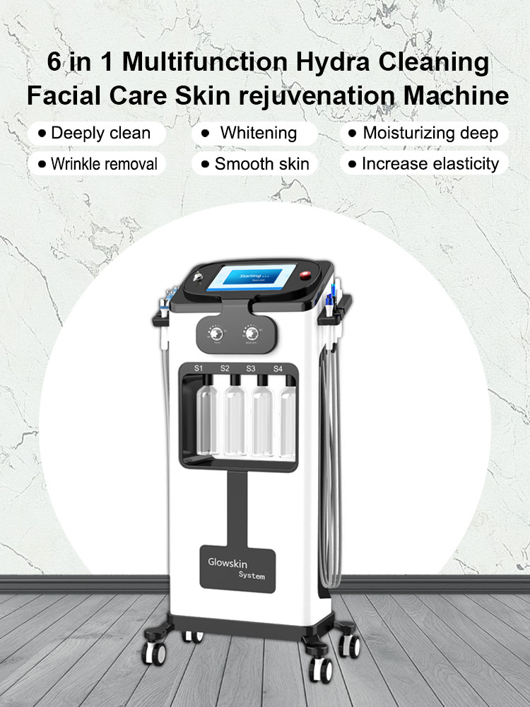 

professional 6 in 1 Diamond Dermabrasion Facial Peeling Hydra Microdermabrasion Machine for Spa