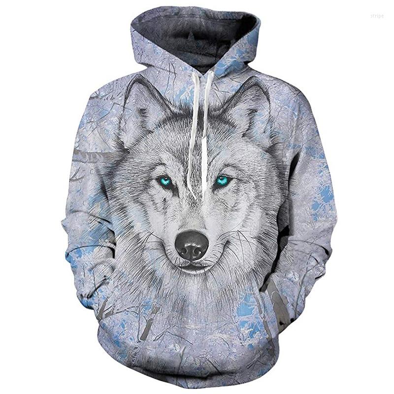 

Men' Hoodies Personality Cool Snow Wolf Hoodie Men/Women 3D Printed Sweatshirt Harajuku Autumn And Winter Oversized Coat Men' Clothes, D-1090