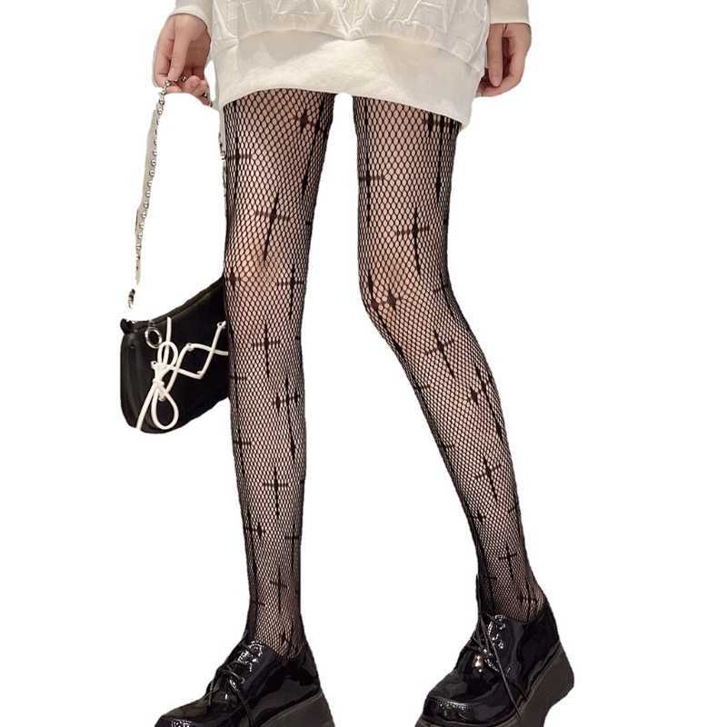 

Socks Hosiery 2022 Women Dark Gothic Cross Fishnet Pantyhose Punk Harajuku Jacquard Tattoo Tights Sexy Sheer Mesh Lolita Hosiery Stockings T220930, Beige