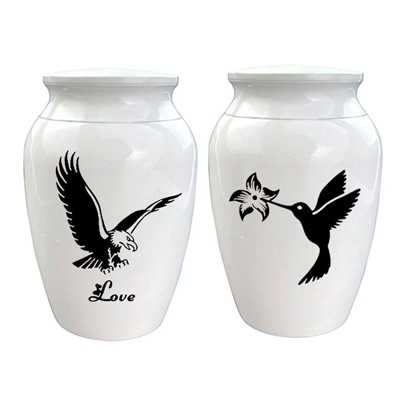 

Hummingbird Pendant Urn Eagle Love Cremation Urns for Human Pet Ashes Stainless Steel Urn Small Keepsake Jar Funeral Memorial Casket