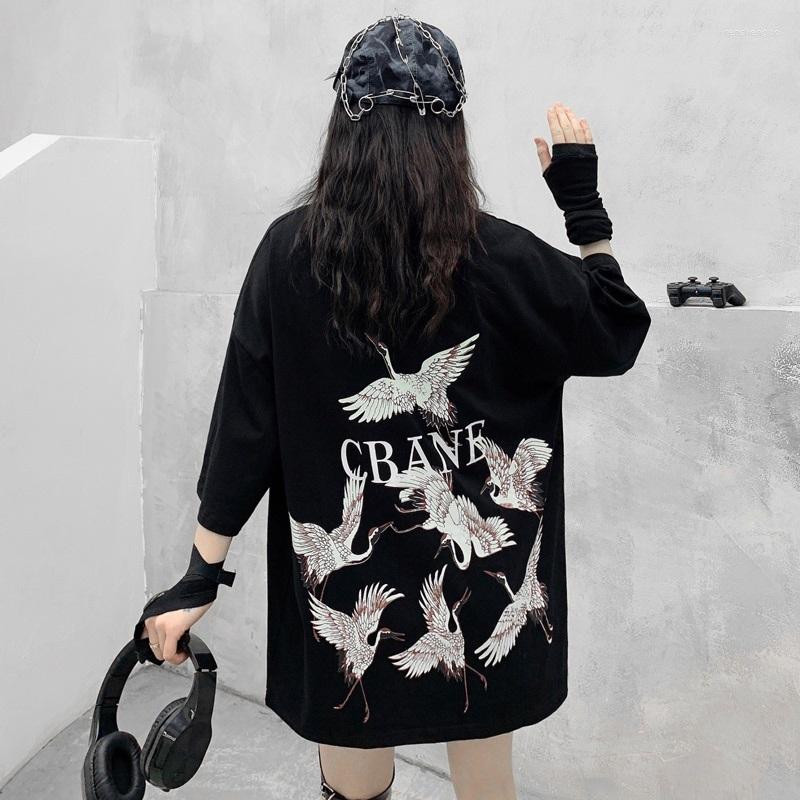 

Ethnic Clothing Chinese Tops Women 2022 Harajuku Tshirt Vintage Streetwear Top Online Store Tee Shirt Oversize Femme 10531