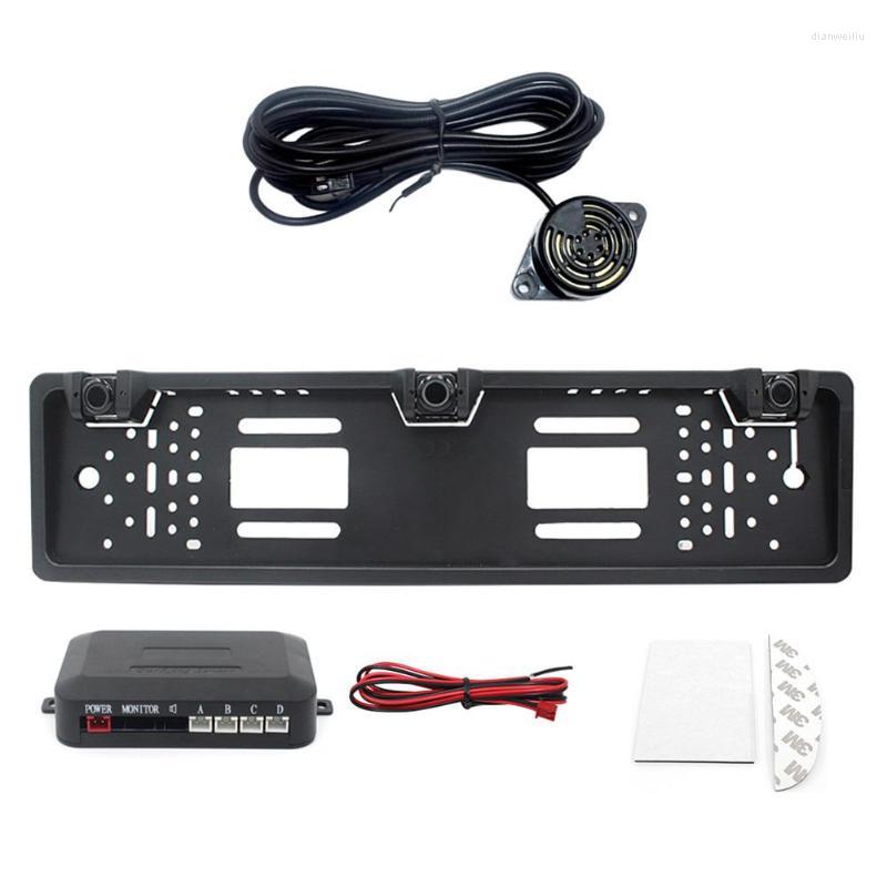 

Car Rear View Cameras Cameras& Parking Sensors Eu Europe License Plate Frame Sensor Kit