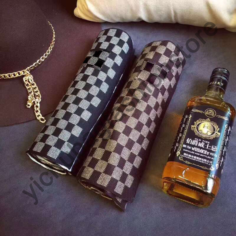 

Men Autumn Winter Plaid V Scarf Slim Neckerchief Soft Brown Black Warm Cashmere Ins Neck Pashmina Shawl 2022