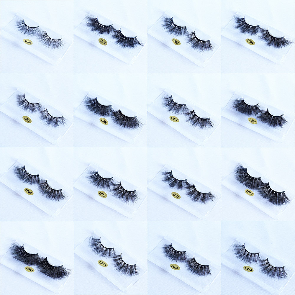 

25MM 3D Mink Eyelashes Fluffy Long Dramatic False Lashes Hotsale Handmade Eyelash