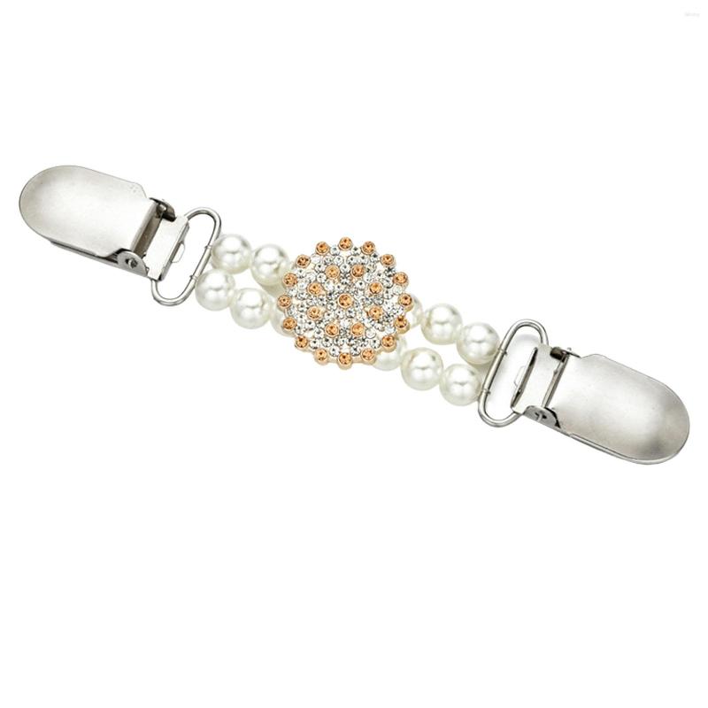 

Hunting Jackets Beaded Pearl Sweater Clip Elegant Shiny Dress Shawl For Women Girls Durable Matching, Round diamonds